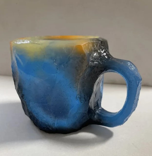 Resin Mineral Crystal Coffee Mug