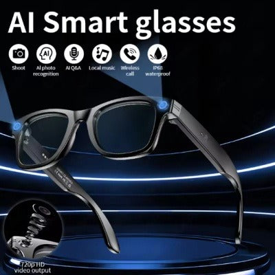 AI Smart Bluetooth Sunglasses with Magnetic Frame