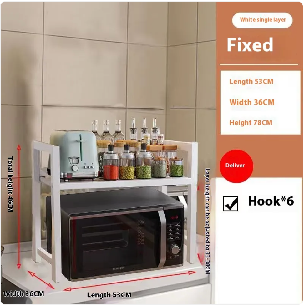Retractable Microwave Oven Shelf