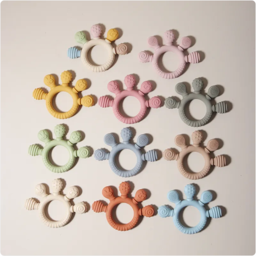 Silicone Baby Hand Teether