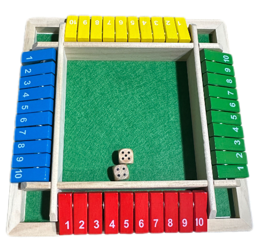 Deluxe Shut The Box Board Game