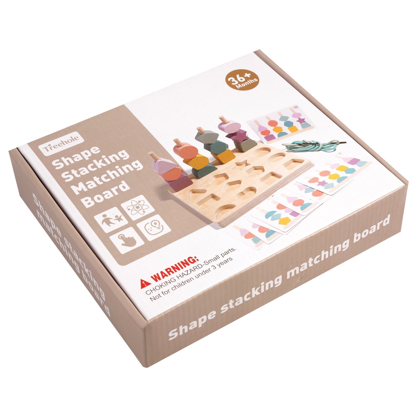 Wooden Shape Matching Board