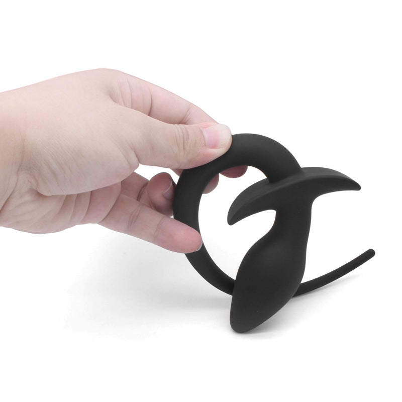 Silicone Butt Plug with Tail for Women Adult Toy