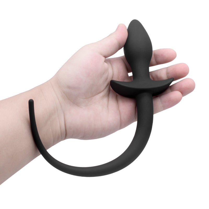 Silicone Butt Plug with Tail for Women Adult Toy