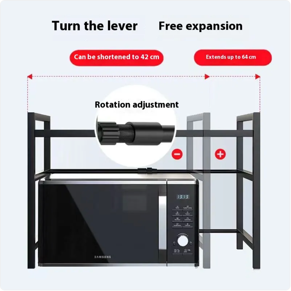 Retractable Microwave Oven Shelf