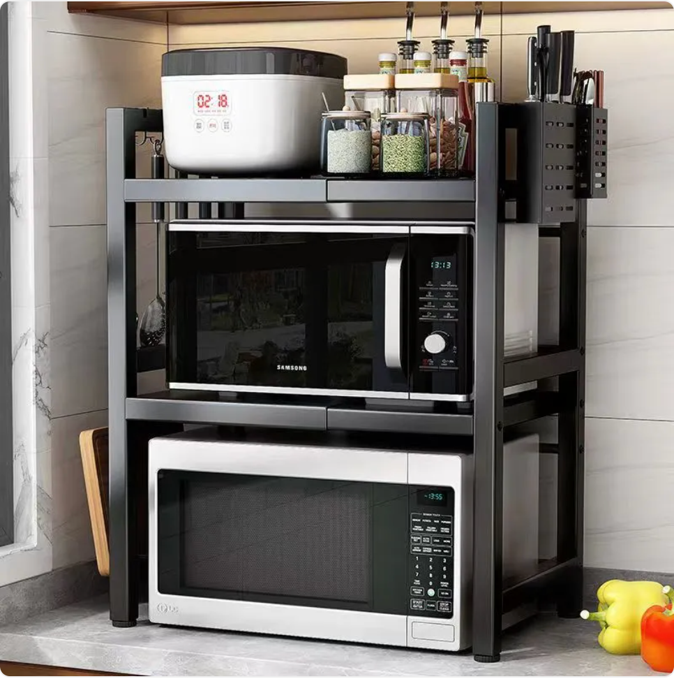 Retractable Microwave Oven Shelf