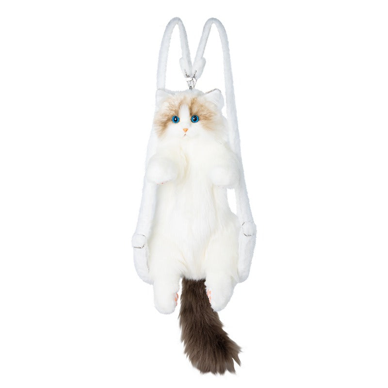 Girls' Plush Ragdoll Backpack Doll