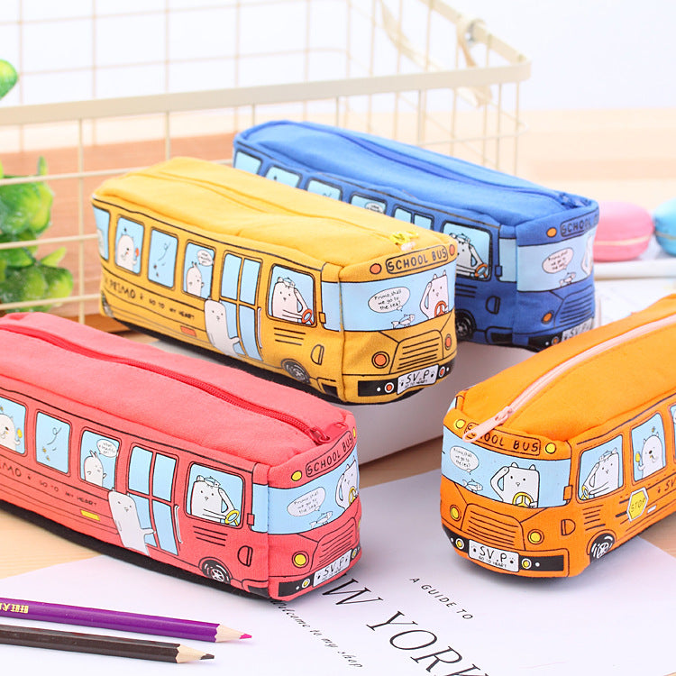 Large Capacity Bus Pencil Case