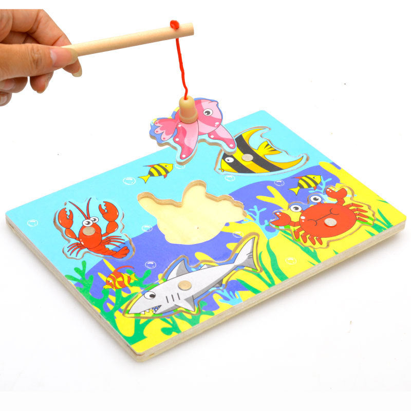 Wooden Magnetic Fishing Toy