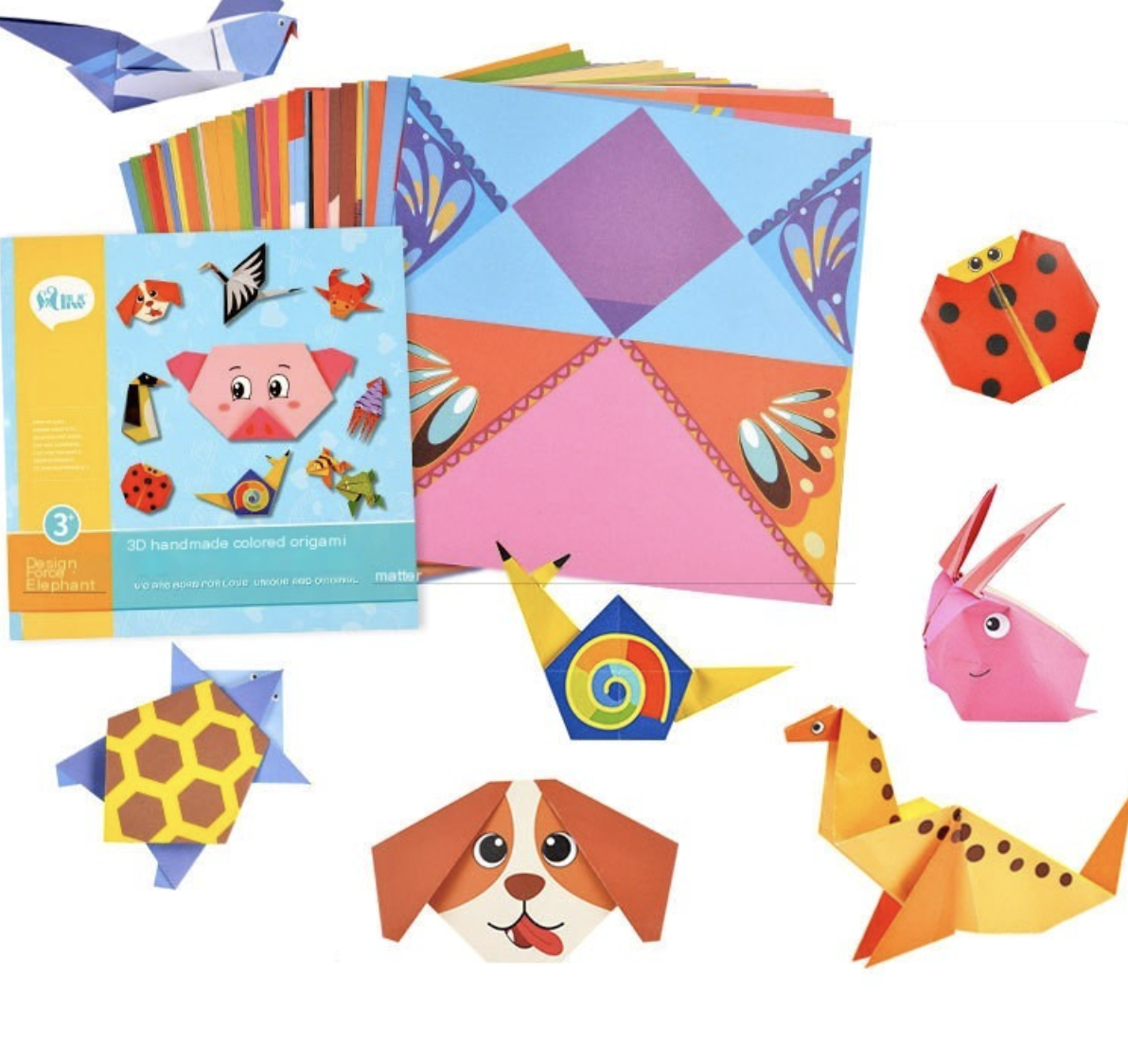 Kids DIY Colorful Origami Kit