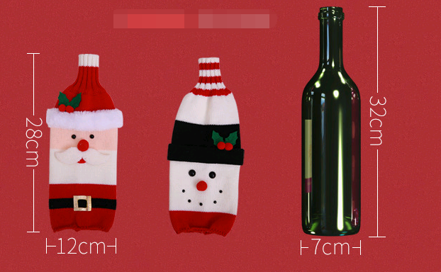Christmas Wine Bottle Covers