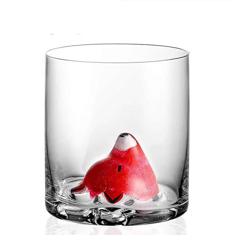 Animal Bear Glass Cup, Creative Animal Design